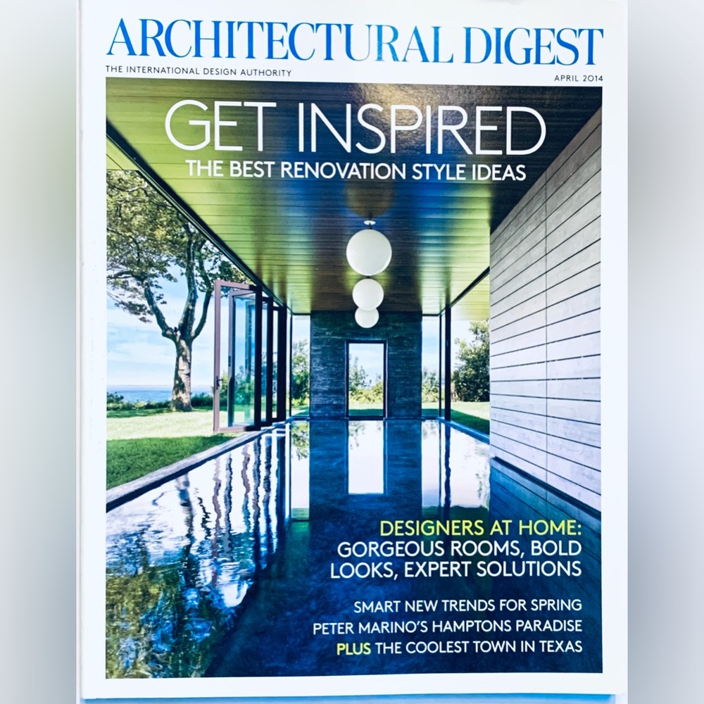 April 2014 Architectural Digest Get Inspired Peter Marino